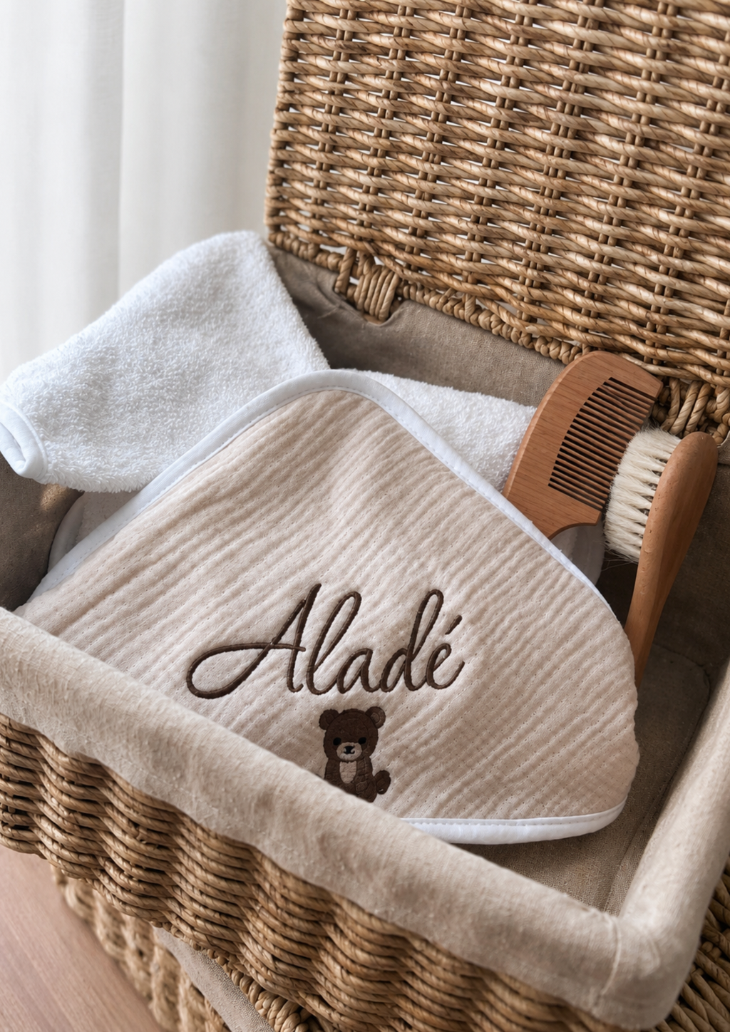 Cape de bain personnalisée