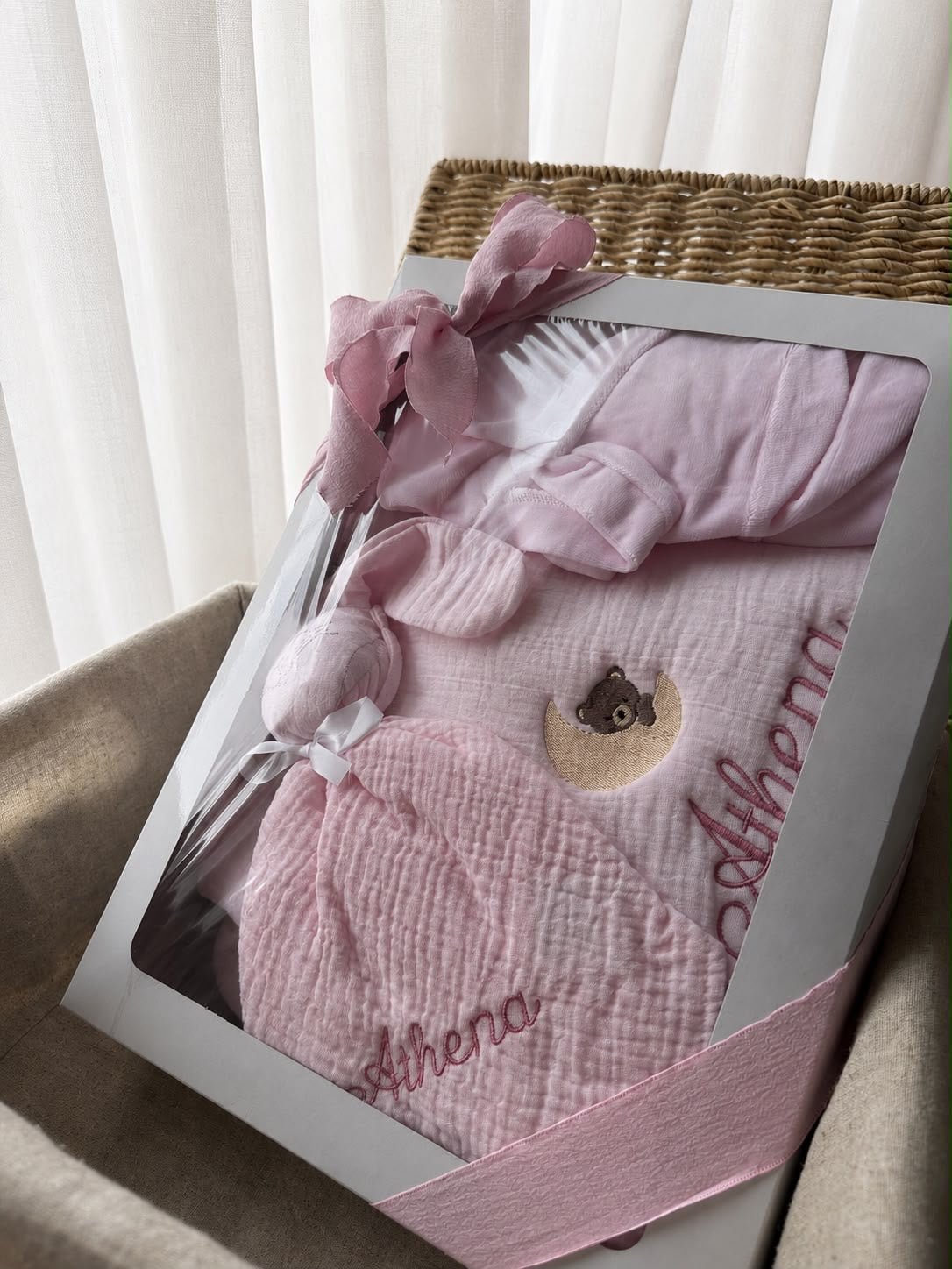 Coffret Premiers Rêves – Gigoteuse, Pyjama, Doudou & Tétine