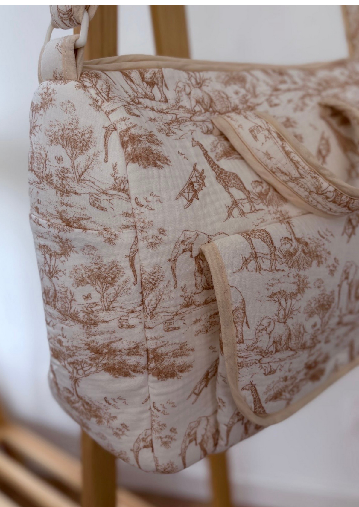 Sac à langer personnalisable motif Safari