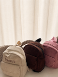 Mini sac à dos velours personnalisé