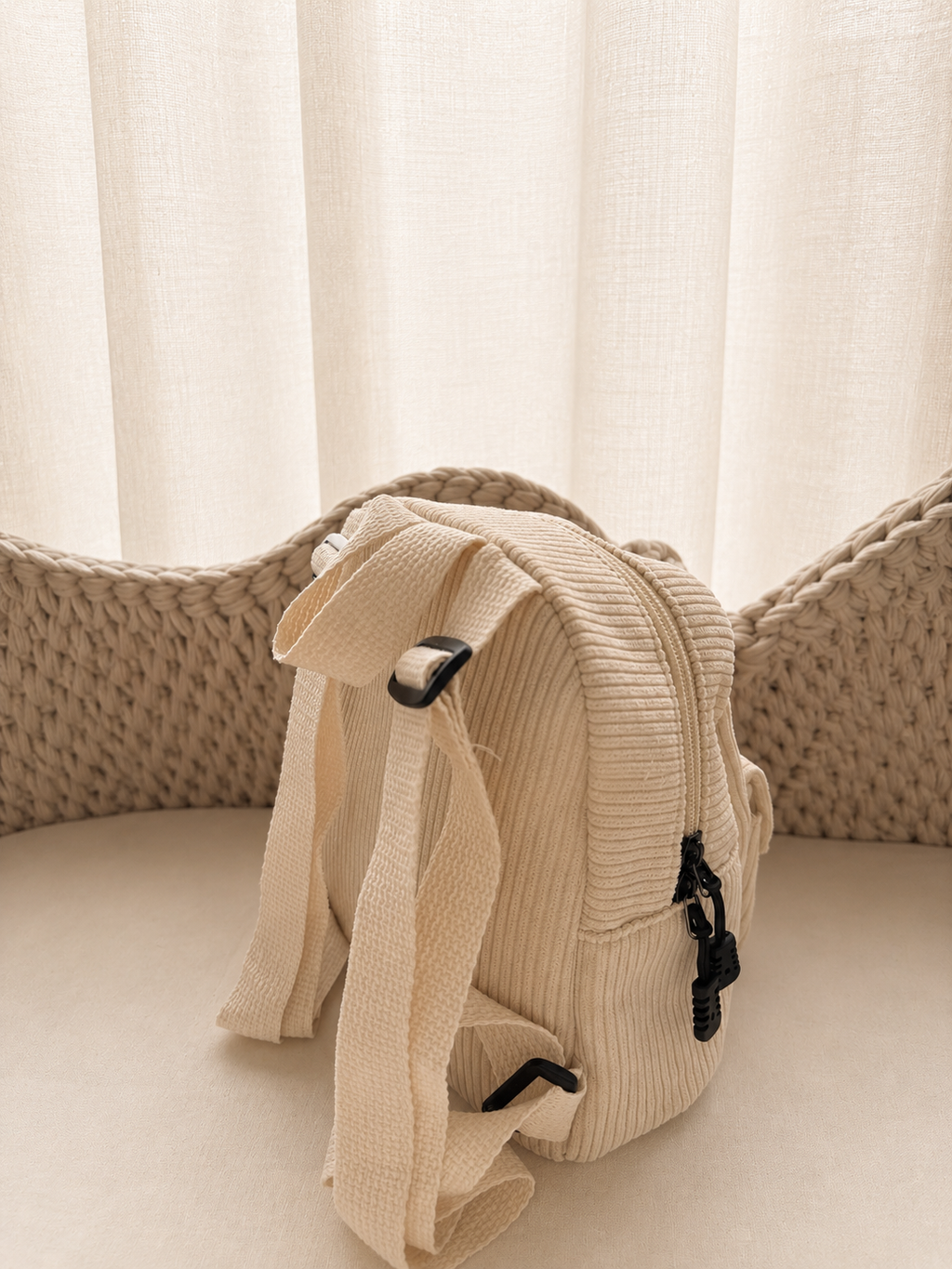 Mini sac à dos velours personnalisé
