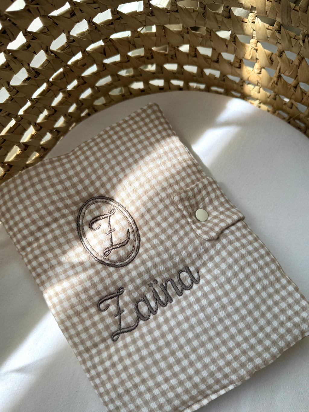 Protège carnet de santé gaze de coton - Vichy