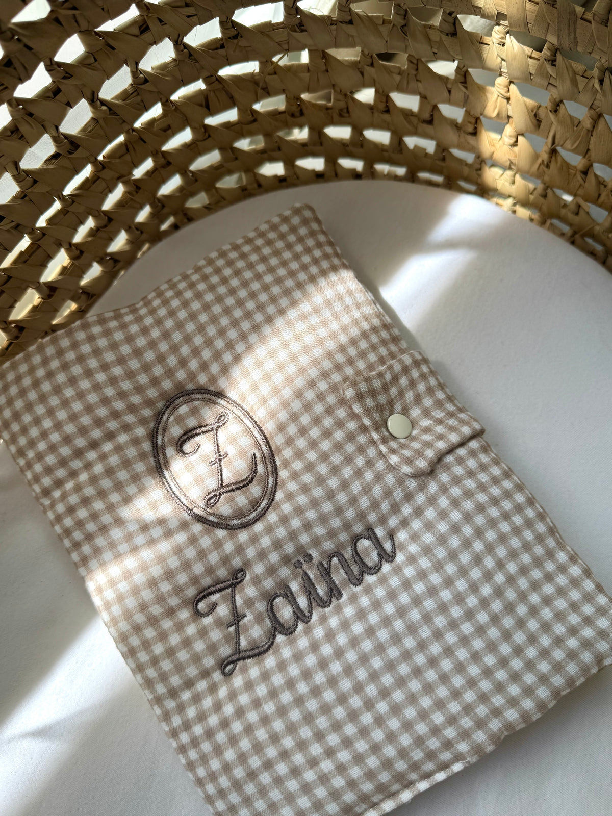 Protège carnet de santé gaze de coton - Vichy