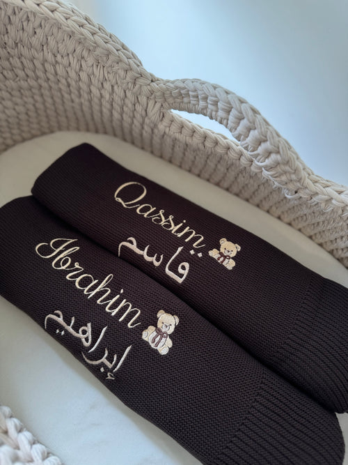 Couverture en maille personnalisée