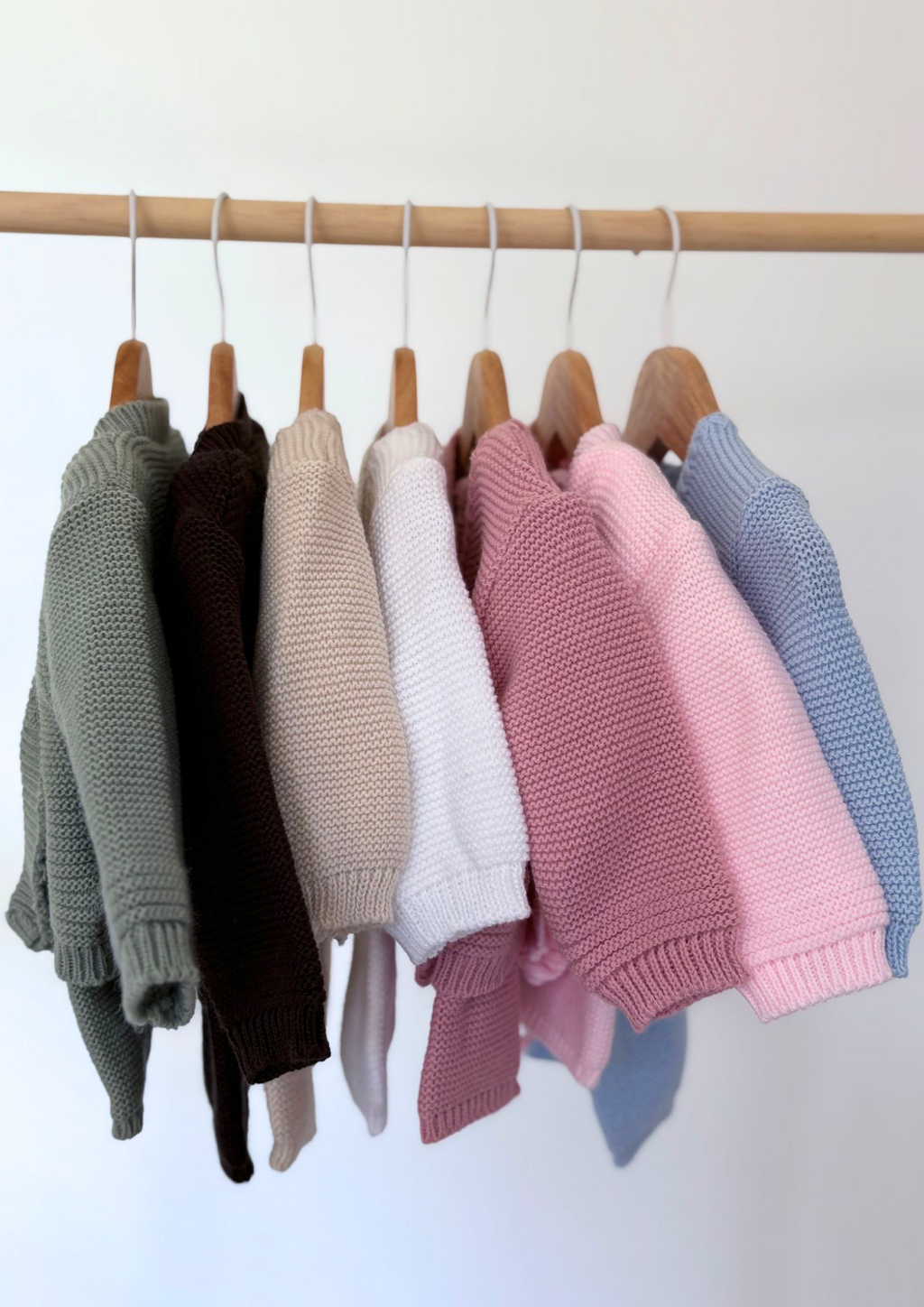 Ensemble naissance en maille 4 pièces personnalisé