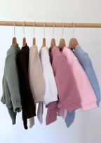 Ensemble naissance en maille 4 pièces personnalisé