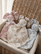 Doudou lapin Safari personnalisé en gaze de coton
