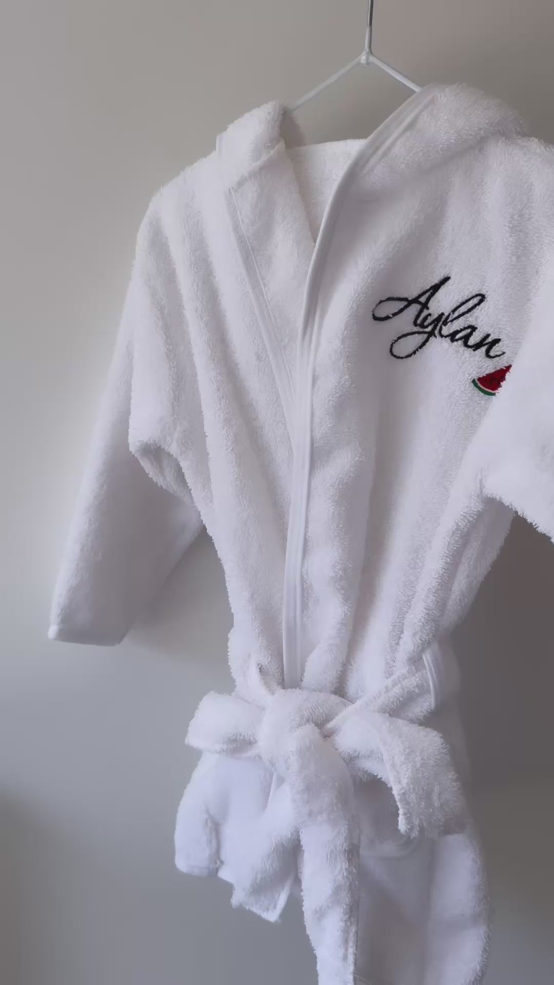 Peignoir de bain personnalisé